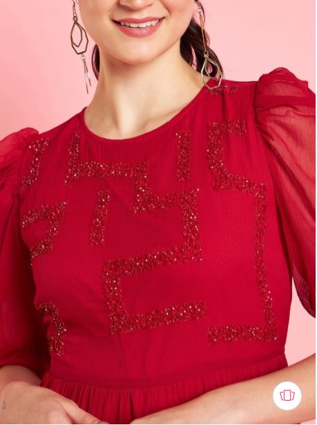 Antheaa Chiffon Maxi Dress - Image 6